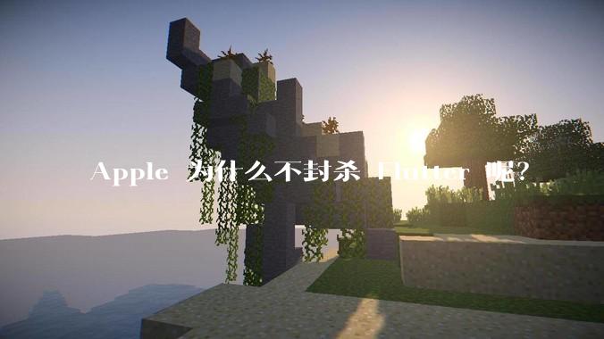 Apple 为什么不封杀 Flutter 呢？